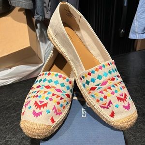 Bass - Jenna Embroidered Espadrilles